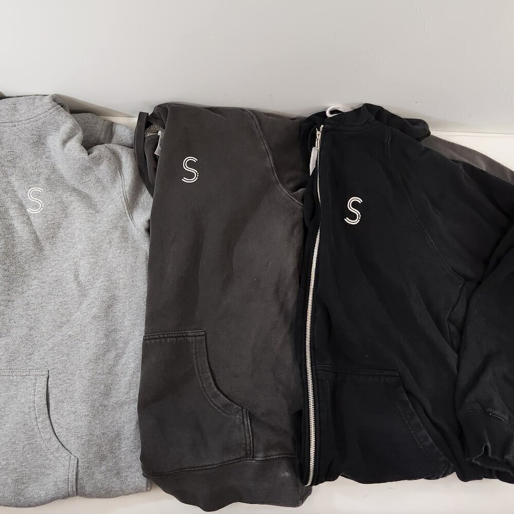 Salted Cycle Zip Up Hoodie Lot Mens Large